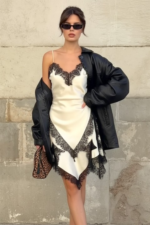 Sukienka TOLSIONA, Kolor : ecru, IVET.PL - Modna odzież