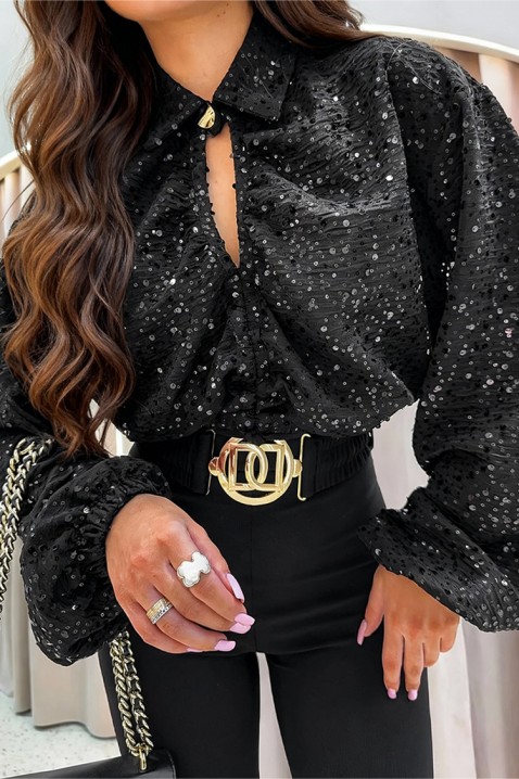 Bluzka LAPRENZA BLACK, Kolor : czarny, IVET.PL - Modna odzież