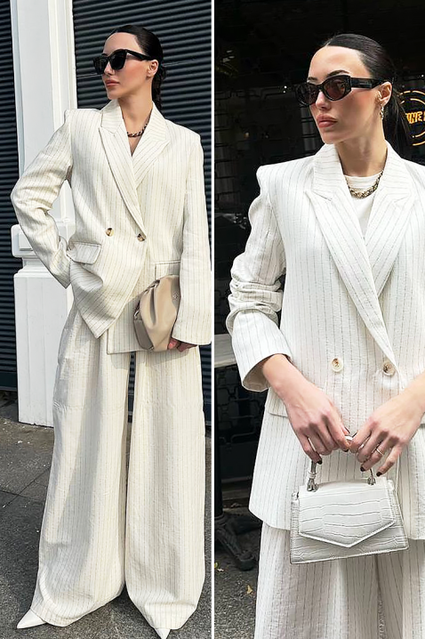 Komplet CHERDINA, Kolor : ecru, IVET.PL - Modna odzież