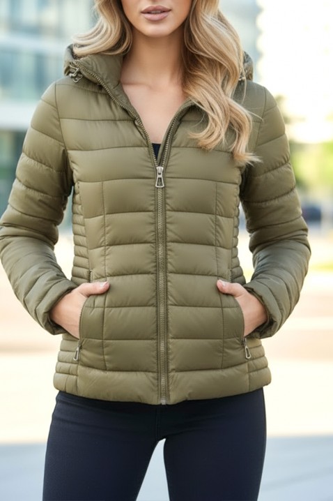 Kurtka DEFIONA KHAKI - Kurtki | Ivet.PL Kurtka DEFIONA KHAKI, Kolor : khaki, IVET.PL - Modna odzież