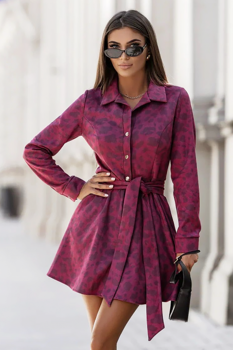 Sukienka SAMARANA, Kolor : fioletowy, IVET.PL - Modna odzież