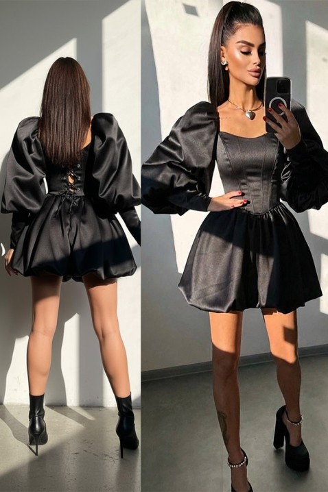 Sukienka OGOYSTA BLACK, Kolor : czarny, IVET.PL - Modna odzież