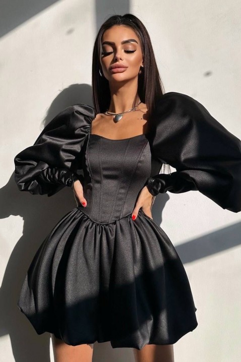 Sukienka OGOYSTA BLACK, Kolor : czarny, IVET.PL - Modna odzież