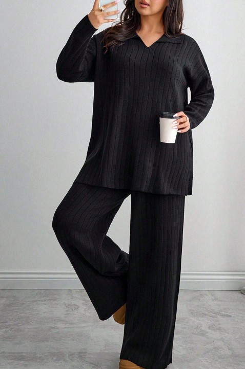 Komplet MAKSINA BLACK - Komplety na co dzień | Ivet.PL Komplet MAKSINA BLACK, Kolor : czarny, IVET.PL - Modna odzież