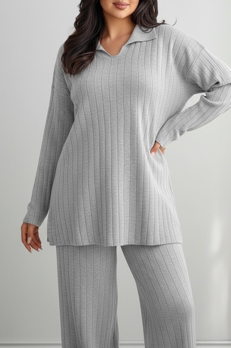 Komplet MAKSINA GREY - Komplety na co dzień | Ivet.PL Komplet MAKSINA GREY, Kolor : szary, IVET.PL - Modna odzież