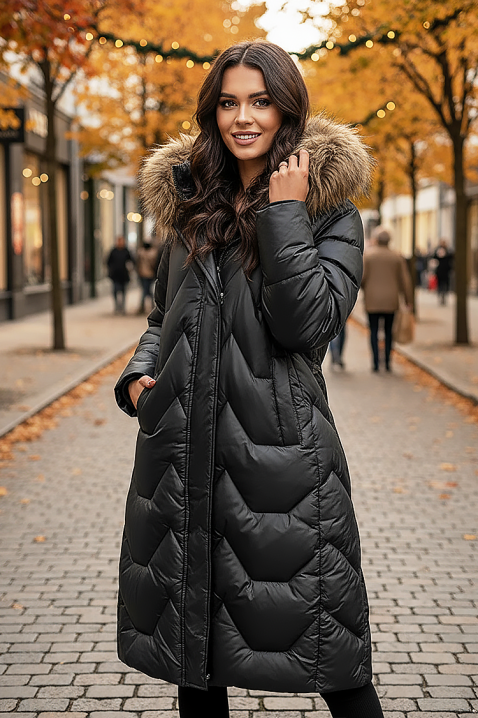 Kurtka TEROLTA BLACK, Kolor : czarny, IVET.PL - Modna odzież