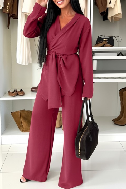 Komplet GOLZARFA BORDO, Kolor : bordowy, IVET.PL - Modna odzież