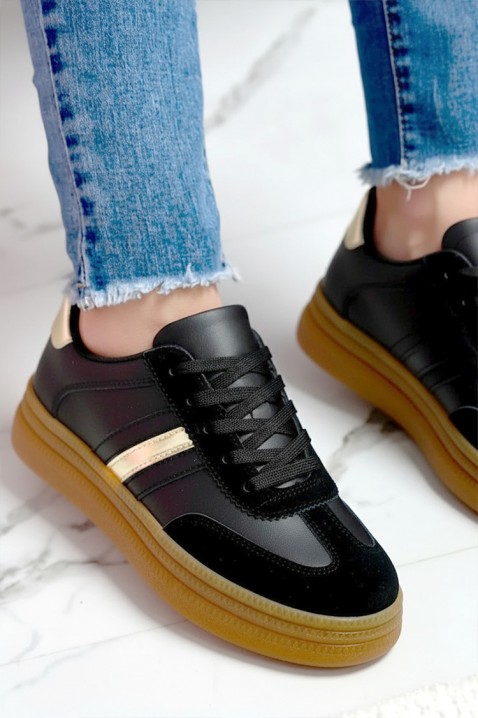 Tenisówki SIOTERA BLACK - Obuwie sportowe | Ivet.PL Tenisówki SIOTERA BLACK, Kolor : czarny, IVET.PL - Modna odzież