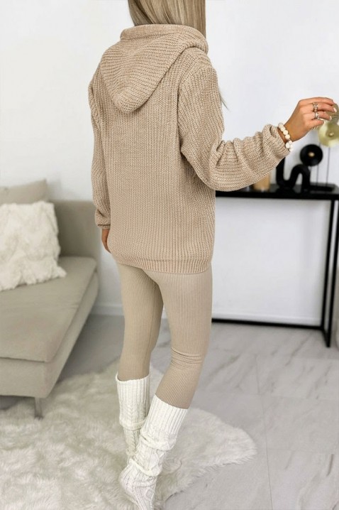 Bluza TRAMELFA BEIGE, Kolor :  beżowy, IVET.PL - Modna odzież