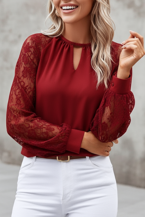 Bluzka BRENDOLZA RED, Kolor : czerwony, IVET.PL - Modna odzież