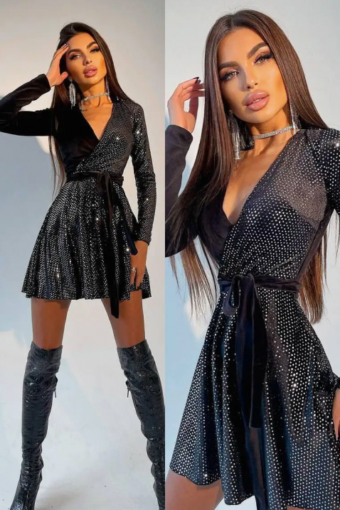 Sukienka ANBERSA, Kolor : czarny, IVET.PL - Modna odzież