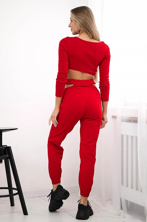 Komplet RADELVA RED - Komplety na co dzień | Ivet.PL Komplet RADELVA RED, Kolor : czerwony, IVET.PL - Modna odzież