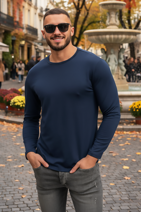 Bluzka GLOMERZO NAVY, Kolor : granatowy, IVET.PL - Modna odzież