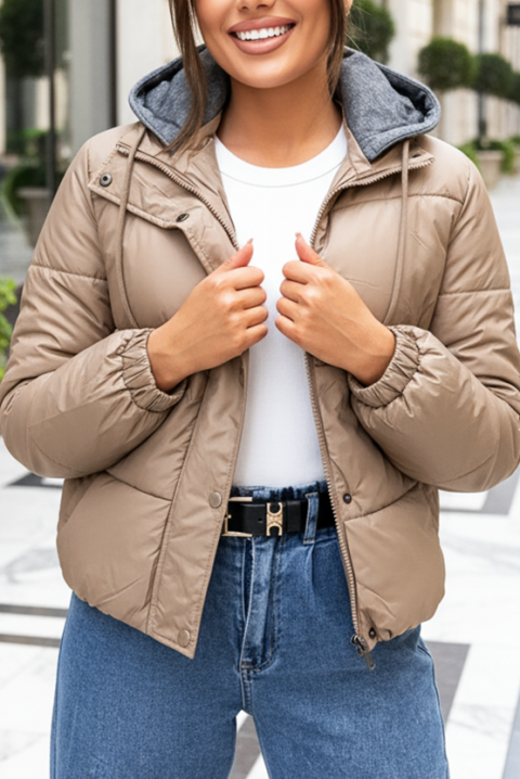 Kurtka RINVEDA BEIGE - Kurtki | Ivet.PL Kurtka RINVEDA BEIGE, Kolor :  beżowy, IVET.PL - Modna odzież