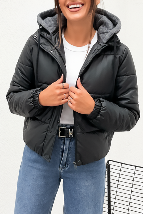 Kurtka RINVEDA BLACK - Kurtki | Ivet.PL Kurtka RINVEDA BLACK, Kolor : czarny, IVET.PL - Modna odzież