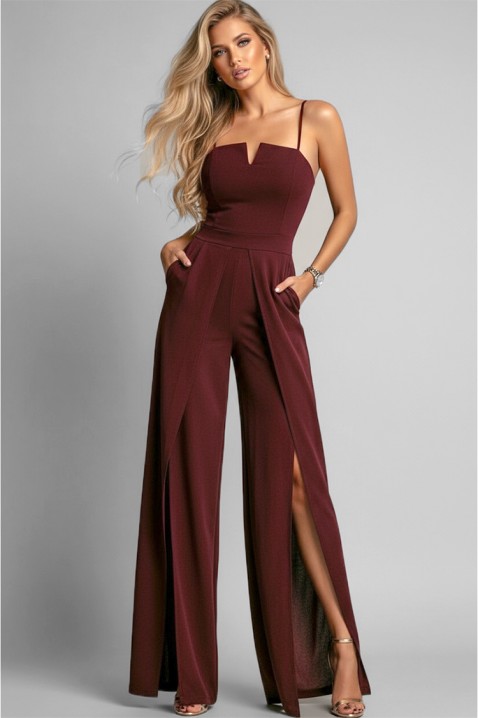 Kombinezon URMINDA BORDO - Kombinezony | Ivet.PL Kombinezon URMINDA BORDO, Kolor : bordowy, IVET.PL - Modna odzież