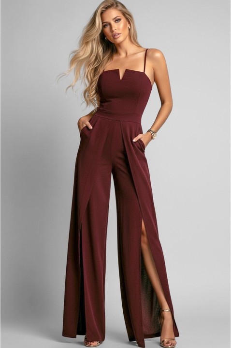 Kombinezon URMINDA BORDO - Kombinezony | Ivet.PL Kombinezon URMINDA BORDO, Kolor : bordowy, IVET.PL - Modna odzież