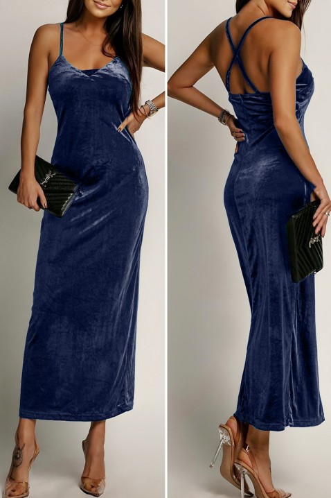 Sukienka ZERFILGA NAVY - Długie sukienki | Ivet.PL Sukienka ZERFILGA NAVY, Kolor : granatowy, IVET.PL - Modna odzież