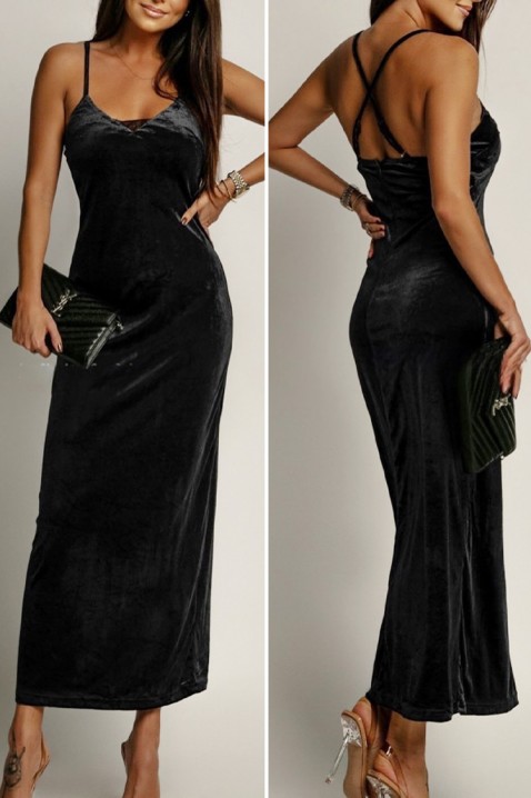 Sukienka ZERFILGA BLACK - Długie sukienki | Ivet.PL Sukienka ZERFILGA BLACK, Kolor : czarny, IVET.PL - Modna odzież