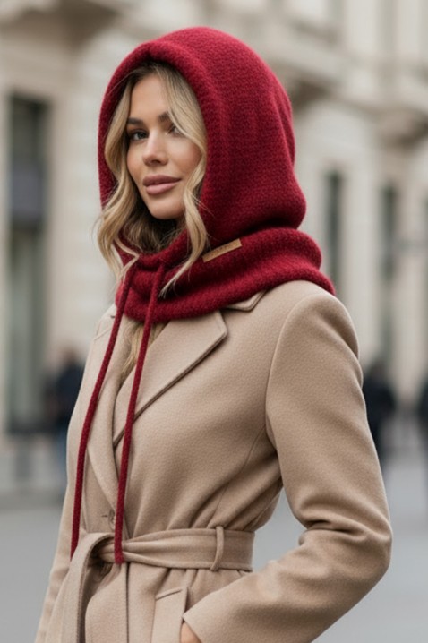 Czapka KAPILDA BORDO - Czapki | Ivet.PL Czapka KAPILDA BORDO, Kolor : bordowy, IVET.PL - Modna odzież