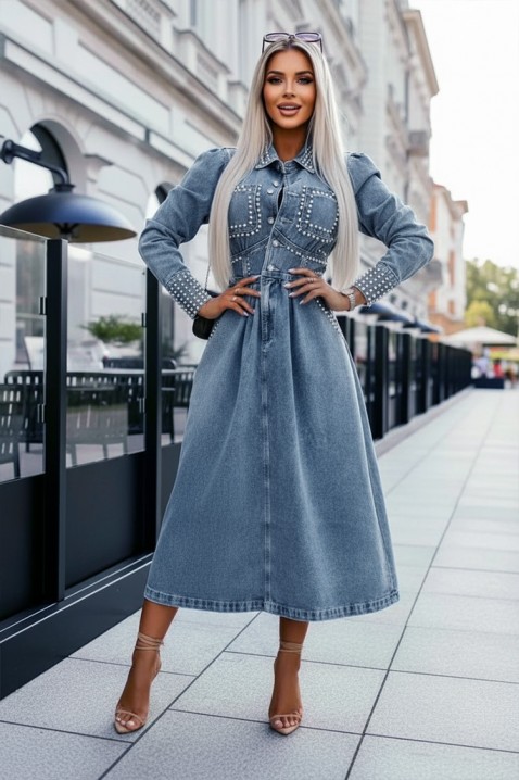 Sukienka BRALVENZA, Kolor : chabrowy, IVET.PL - Modna odzież