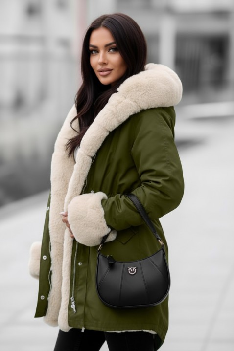 Kurtka LEILUSHA GREEN, Kolor : zielony, IVET.PL - Modna odzież