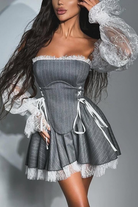 Sukienka VIRZOLA, Kolor : szary, IVET.PL - Modna odzież