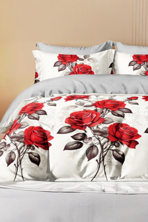 Komplet pościeli MIOGELY 200x220 cm bawełna - 4 elementy, Kolor : biały, IVET.PL - Modna odzież