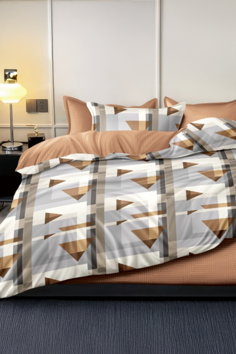 Komplet pościeli ZIODERY 200x220 cm bawełna - 4 elementy, Kolor : wielokolorowy, IVET.PL - Modna odzież