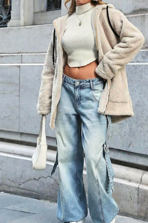 Kurtka DORLINZA, Kolor :  beżowy, IVET.PL - Modna odzież