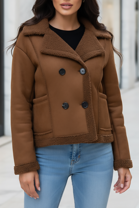 Kurtka TORMELDA BROWN, Kolor : brązowy, IVET.PL - Modna odzież