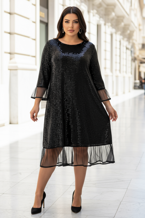 Sukienka MESIONA BLACK, Kolor : czarny, IVET.PL - Modna odzież