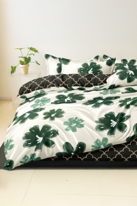 Komplet pościeli MIOXELY 200x220 cm bawełna - 4 elementy, Kolor : wielokolorowy, IVET.PL - Modna odzież