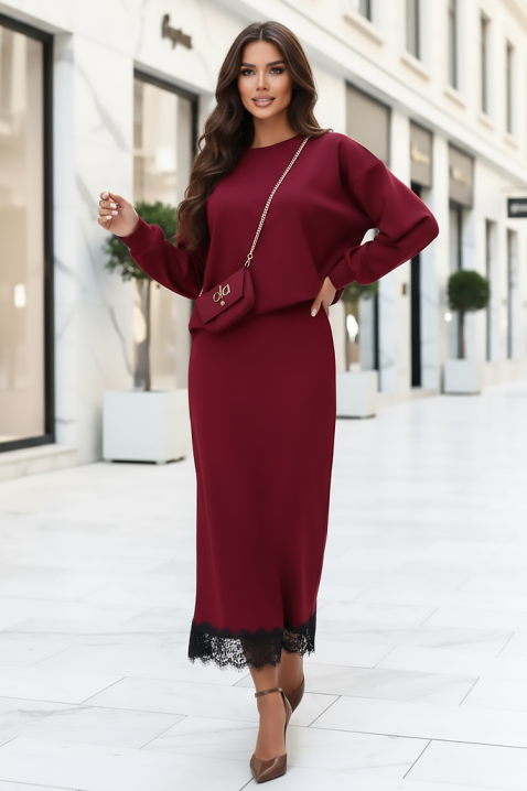 Spódnica MIRDOLZA RED, Kolor : czerwony, IVET.PL - Modna odzież