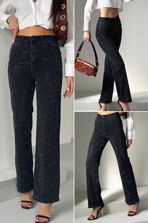 Jeansy SEFIRENA BLACK, Kolor : czarny, IVET.PL - Modna odzież