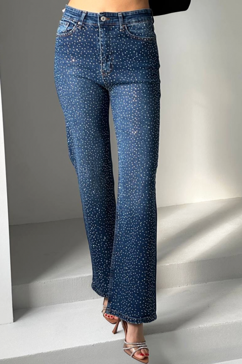 Jeansy SEFIRENA BLUE, Kolor : chabrowy, IVET.PL - Modna odzież