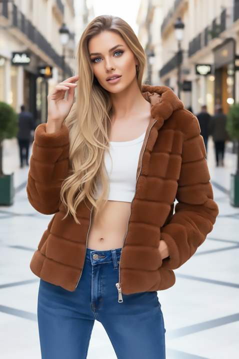 Kurtka VELZONA CAMEL, Kolor : jasnobrązowy, IVET.PL - Modna odzież