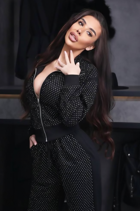 Komplet ALEMONSA BLACK, Kolor : czarny, IVET.PL - Modna odzież