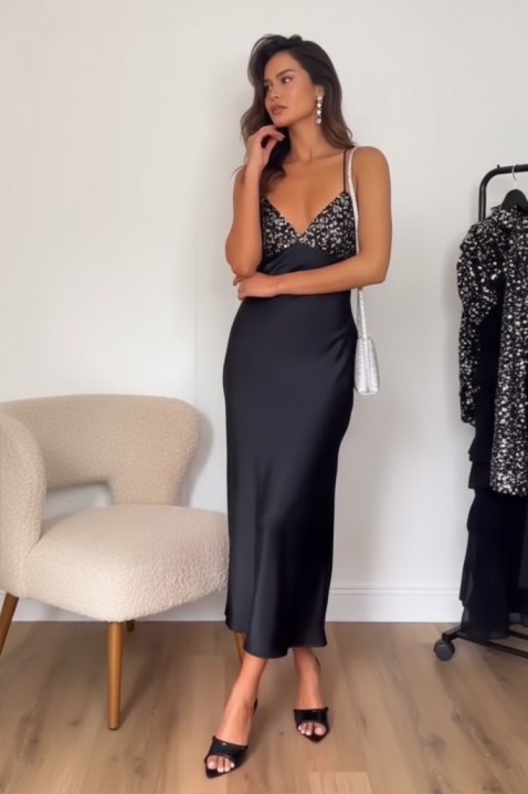 Sukienka ZLANERDA, Kolor : czarny, IVET.PL - Modna odzież