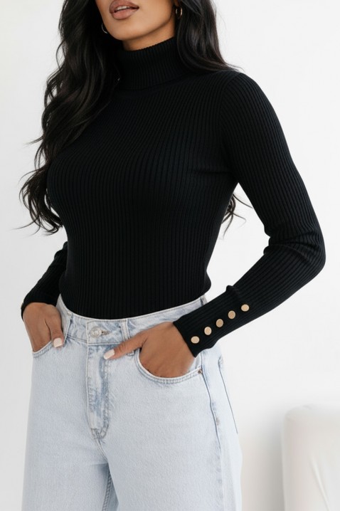 Bluzka PEROLTA BLACK, Kolor : czarny, IVET.PL - Modna odzież