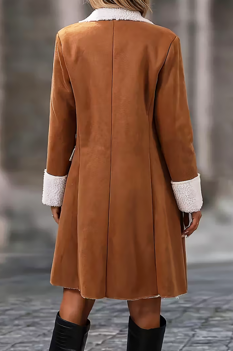 Płaszcz MARSETA CAMEL, Kolor : jasnobrązowy, IVET.PL - Modna odzież