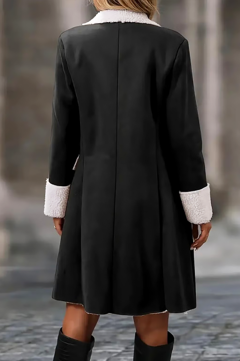 Płaszcz MARSETA BLACK, Kolor : czarny, IVET.PL - Modna odzież