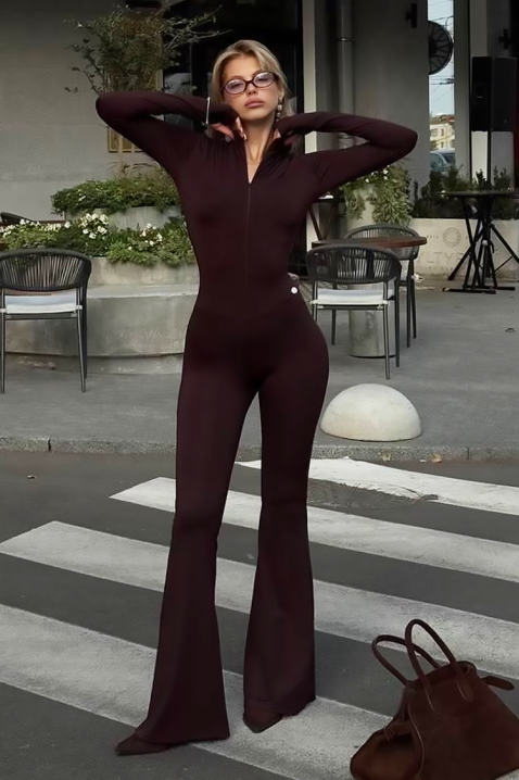 Kombinezon ELIZIRA, Kolor : brązowy, IVET.PL - Modna odzież