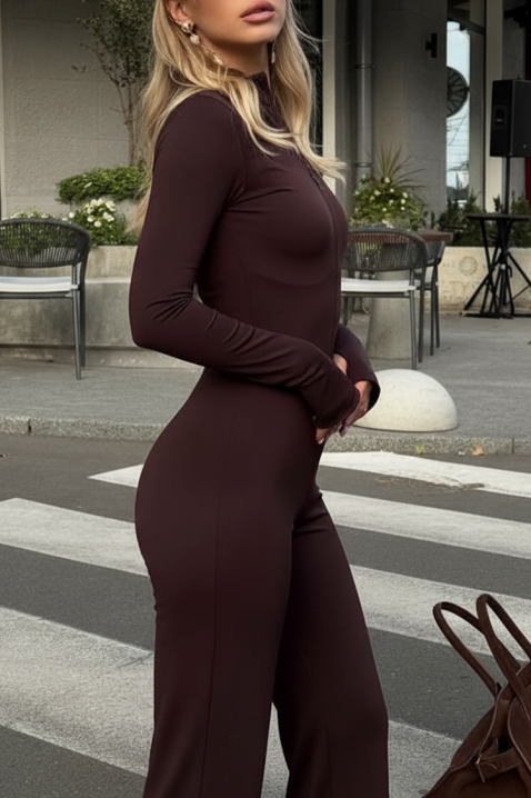 Kombinezon ELIZIRA, Kolor : brązowy, IVET.PL - Modna odzież