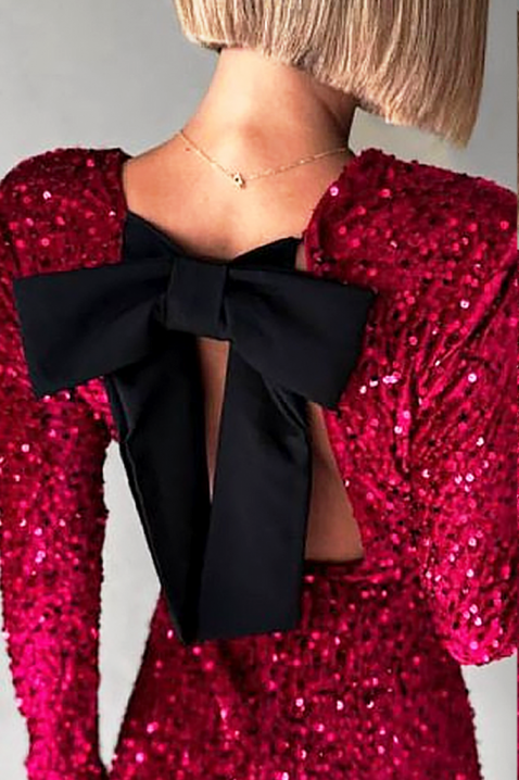 Sukienka JOLINZA RED, Kolor : czerwony, IVET.PL - Modna odzież