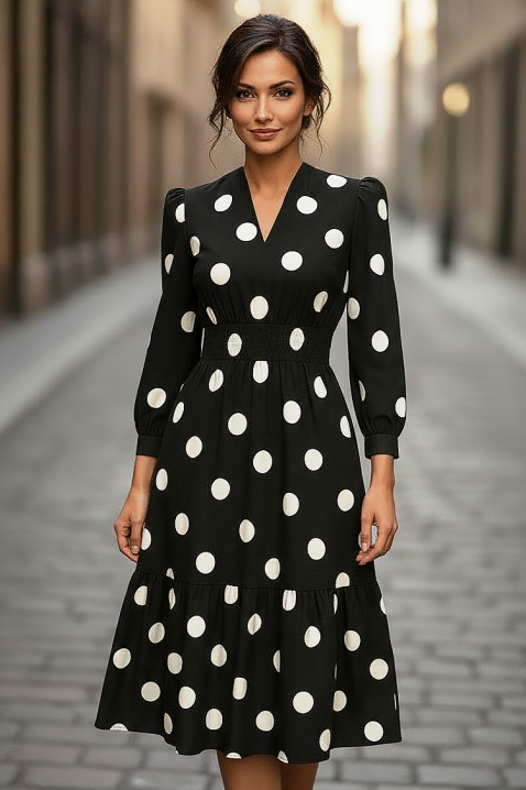 Sukienka TRONZINA, Kolor : czarny, IVET.PL - Modna odzież