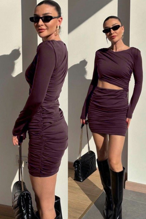 Sukienka VELNEDA PURPLE, Kolor : fioletowy, IVET.PL - Modna odzież