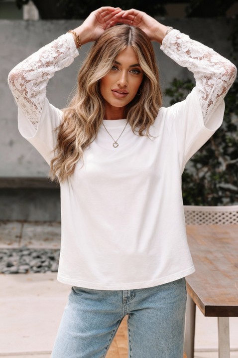 Bluzka CALIOPA WHITE, Kolor : biały, IVET.PL - Modna odzież