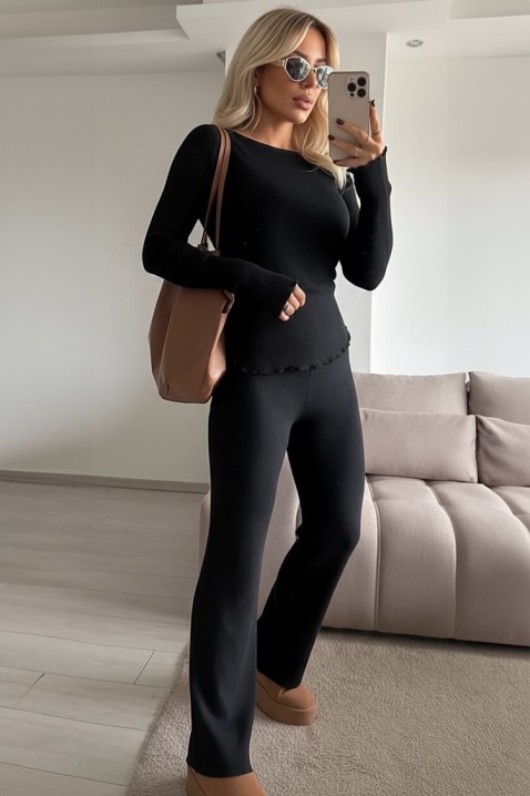 Komplet ABENITA BLACK, Kolor : czarny, IVET.PL - Modna odzież