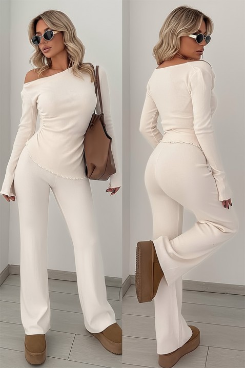 Komplet ABENITA ECRU, Kolor : ecru, IVET.PL - Modna odzież